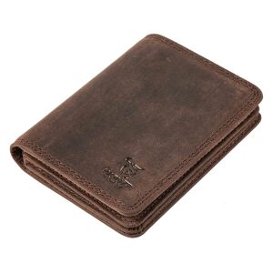 MATADOR PORTO Leder Kartenetui RFID Kreditkartenhülle Dunkel Braun