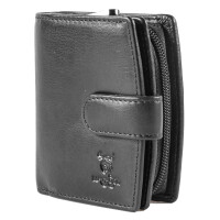 MATADOR | VALENCIA MINI | Portemonnaie Damen Klein Leder Schwarz