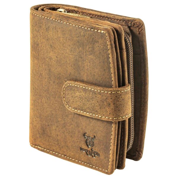 MATADOR | VALENCIA | Damen Portemonnaie Leder RFID Hunter Braun