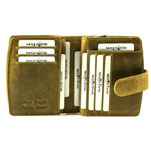 MATADOR | VALENCIA | Damen Portemonnaie Leder RFID Hell Grün