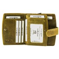 MATADOR | VALENCIA | Damen Portemonnaie Leder RFID Hell Grün