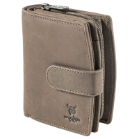 MATADOR | VALENCIA | Damen Portemonnaie Leder Geschenk Box Grau