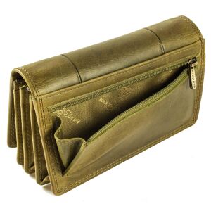 MATADOR VENEDIG Leder Damen Geldbeutel Langbörse RFID Hell Grün