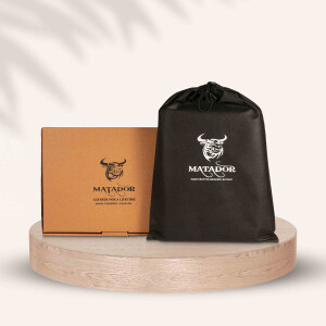 MATADOR Leder Dokumentenmappe Konferenzmappe BARCELONA A4 Dunkel Braun