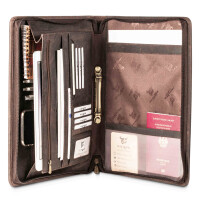 MATADOR Leder Dokumentenmappe Konferenzmappe BARCELONA A4 Dunkel Braun