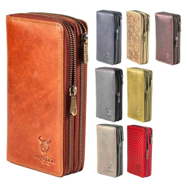 MATADOR MADRID 2 Luxus Geldbörse RFID Portemonnaie Damen Herren