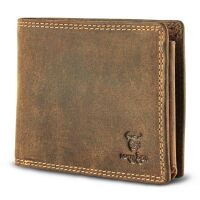 MATADOR OVIEDO RFID Herren Leder Geldbörse Portemonnaie Geldbeutel TüV Hunter Braun