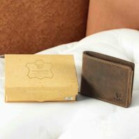 MATADOR OVIEDO RFID Herren Leder Geldbörse Portemonnaie Geldbeutel TüV Hunter Braun