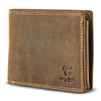 MATADOR RFID Herren Leder Geldbörse Portemonnaie Geldbeutel TüV Hunter Braun