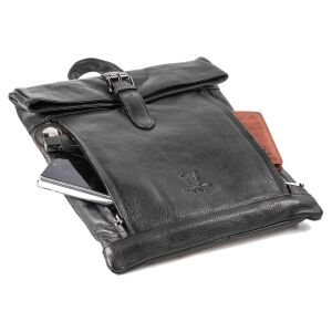 MATADOR Rucksack Damen Leder MAASTRICHT Damenrucksack Schwarz