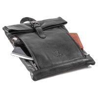 MATADOR Rucksack Damen Leder MAASTRICHT Damenrucksack Schwarz