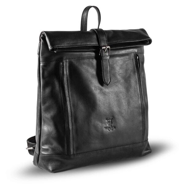 MATADOR Rucksack Leder MAASTRICHT XL Damenrucksack Schwarz