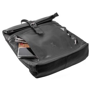 MATADOR Rucksack Leder MAASTRICHT XL Damenrucksack Schwarz