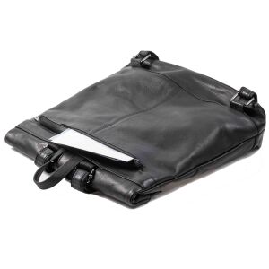 MATADOR Rucksack Leder MAASTRICHT XL Damenrucksack Schwarz