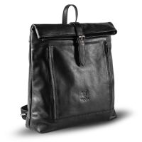 MATADOR Rucksack Leder MAASTRICHT XL Damenrucksack Schwarz