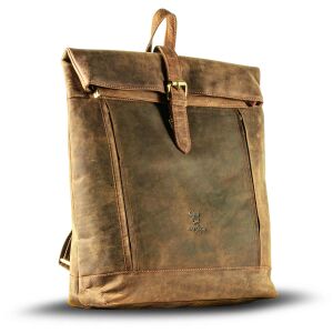 MATADOR Rucksack Leder MAASTRICHT XL Damenrucksack Braun