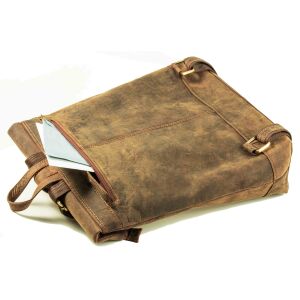 MATADOR Rucksack Leder MAASTRICHT XL Damenrucksack Braun