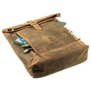 MATADOR Rucksack Leder MAASTRICHT XL Damenrucksack Braun