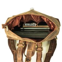 MATADOR Rucksack Leder MAASTRICHT XL Damenrucksack Braun