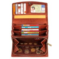 MATADOR LIMA Echt Leder Damen Langbörse Geldbörse Leder RFID