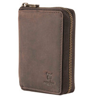 MATADOR EDINBURGH Leder Herren Geldbörse Geldbeutel Dunkel Braun