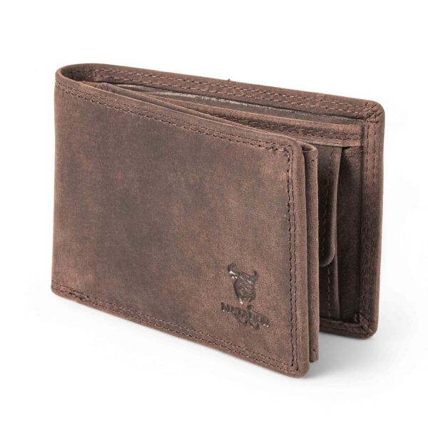 MATADOR BILBAO Geldbörse Herren Leder Portemonnaie Dunkel Braun