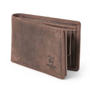 MATADOR BILBAO Geldbörse Herren Leder Portemonnaie Dunkel Braun