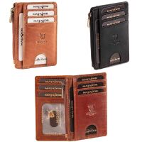 MATADOR MONTREAL Minigeldbörse Echt Leder Kreditkartenetui RFID