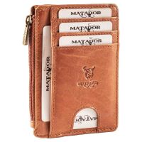 MATADOR MONTREAL Minigeldbörse Echt Leder Kreditkartenetui RFID
