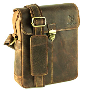 MATADOR Leder Schultertasche #JAKARTA Tablettasche...
