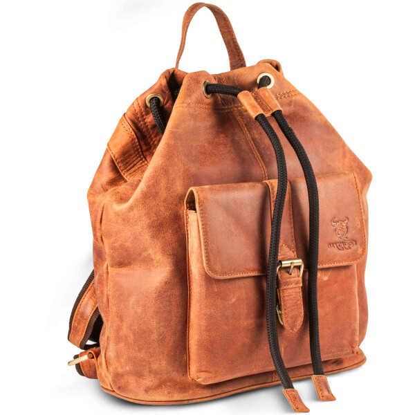 MATADOR Kordel Rucksack Leder #ROM Damenrucksack Braun Vintage