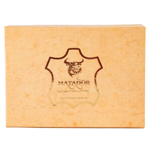 MATADOR Leder Herren Geldbörse #DANZIG Brieftasche RFID TüV Schwarz Nappa