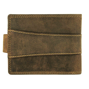 MATADOR Leder Herren Geldbörse #DANZIG Brieftasche RFID TüV Braun Hunter