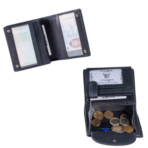 MATADOR Herren Geldbörse #TORONTO Portemonnaie Leder RFID Blau Navy