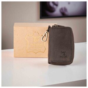 MATADOR KOPENHAGEN Leder Auto-Motorrad-Schlüssel-Tasche-Etui Braun Dunkel