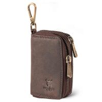 MATADOR KOPENHAGEN Leder Auto-Motorrad-Schlüssel-Tasche-Etui Braun Dunkel