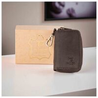 MATADOR KOPENHAGEN Leder Auto-Motorrad-Schlüssel-Tasche-Etui Braun Dunkel