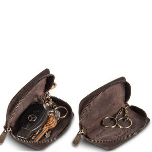 MATADOR #BARI Leder Schlüsselmäppchen Auto Motorrad Braun Dunkel