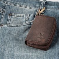 MATADOR #BARI Leder Schlüsselmäppchen Auto Motorrad Braun Dunkel