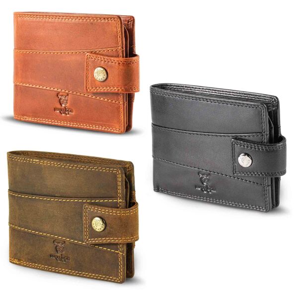 MATADOR DANZIG Leder Herren Luxus Geldbörse Brieftasche RFID TüV