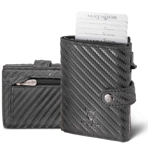 MATADOR TOKIO Leder Slim Wallet Luxus Kreditkartenetui Klein RFID