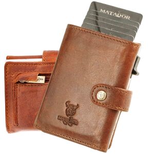 MATADOR TOKIO Leder Slim Wallet Luxus Kreditkartenetui Klein RFID