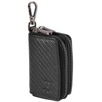 MATADOR KOPENHAGEN Leder Auto-Motorrad-Schlüssel-Tasche-Etui Schwarz Carbon