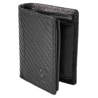 MATADOR MARSEILLE MINI Herren Geldbörse Leder Klein RFID TüV Schwarz Carbon