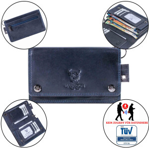 MATADOR Biker Geldbörse DALLAS mit Kette Leder RFID...