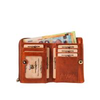 MATADOR PUEBLA MINI Portemonnaie Geldbörse Klein Vintage Braun