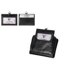 MATADOR PUEBLA MINI Portemonnaie Geldbörse Klein Schwarz Nappa