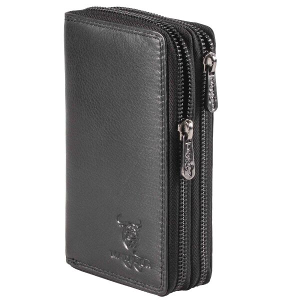 MATADOR MADRID MEDIUM Damen Leder Geldbörse Langbörse Schwarz Nappa