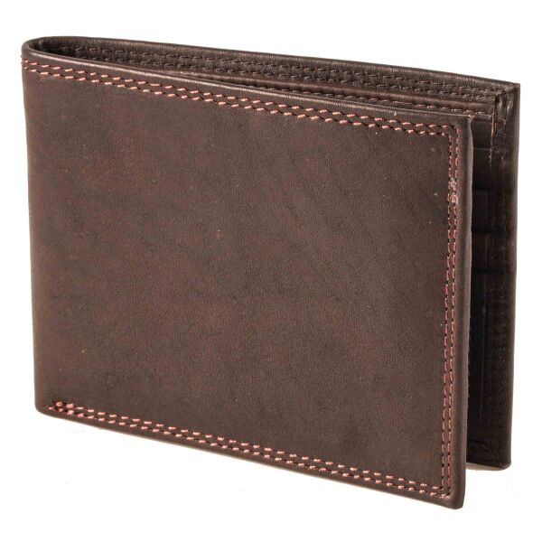 Pranke Herren Leder Portemonnaie Geldbörse Geldbeutel Brieftasche Börse Braun