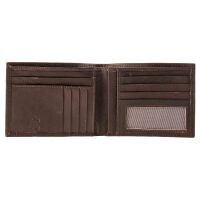Pranke Herren Leder Portemonnaie Geldbörse Geldbeutel Brieftasche Börse Braun